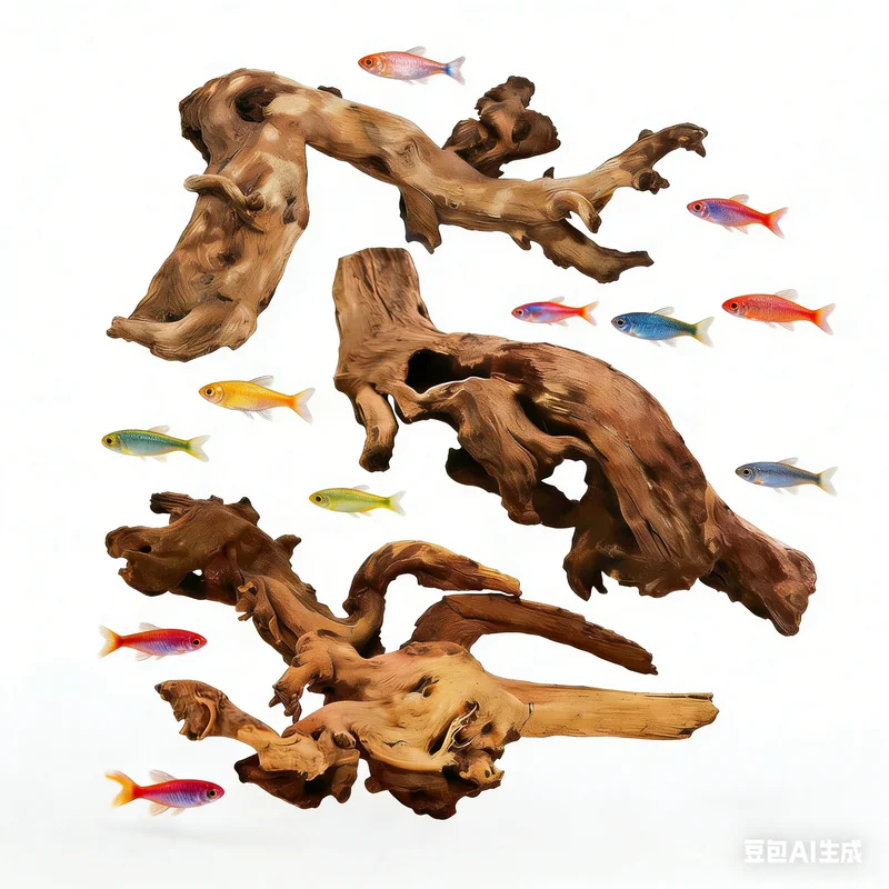 Aquarium Plant Guide - Legno Naturale per Decorazione Acquario, Ornamento