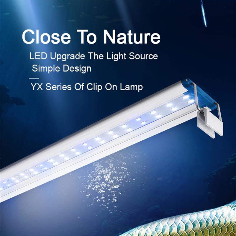 Aquarium Plant Display - Clip impermeabile estensibile sulla lampada per