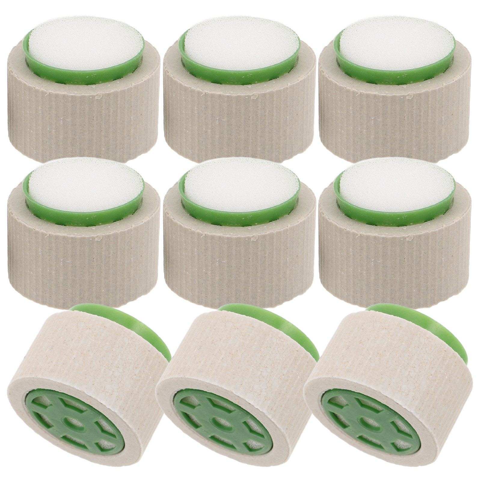 Aquarium Plant Display - Set di 9 Anelli in Ceramica