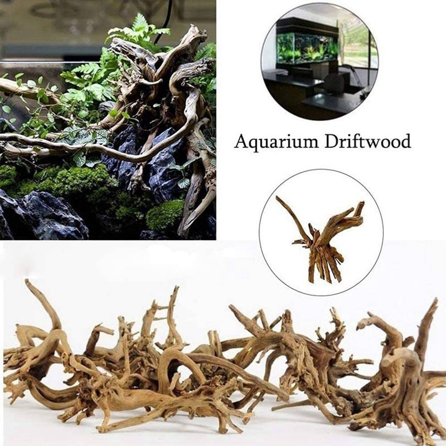 Aquarium Plant Guide - Vendita calda-Mini legni alla deriva per
