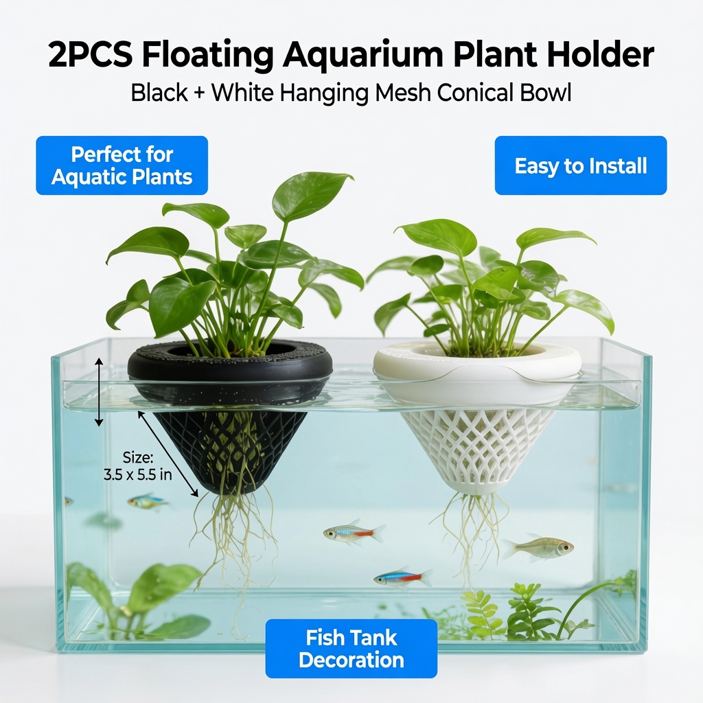 2 Pezzi Portapiante Galleggian - Aquarium Plant Ornament recensione e prezzo