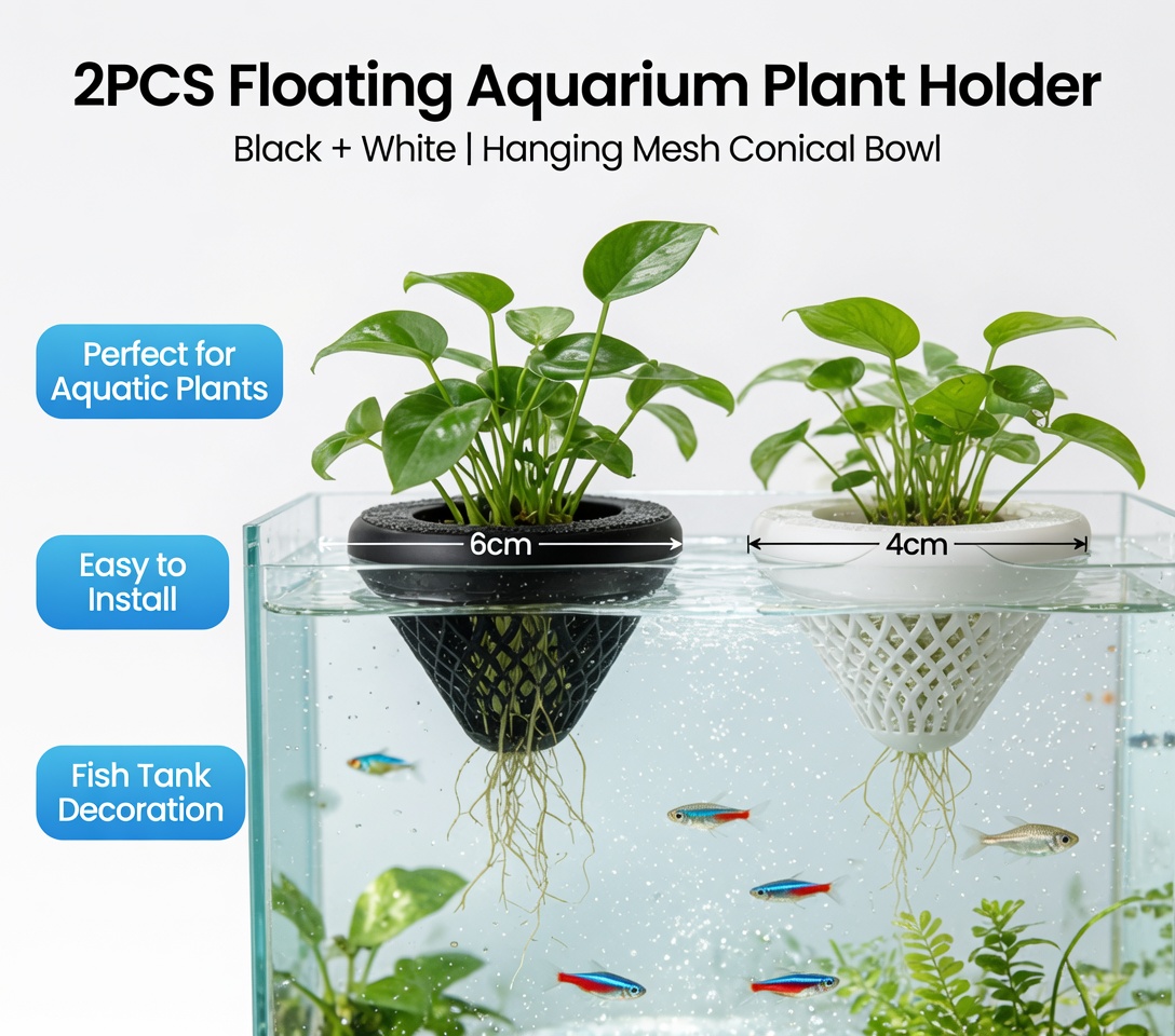 2 Pezzi Portapiante Galleggian - Aquarium Plant Ornament recensione e prezzo