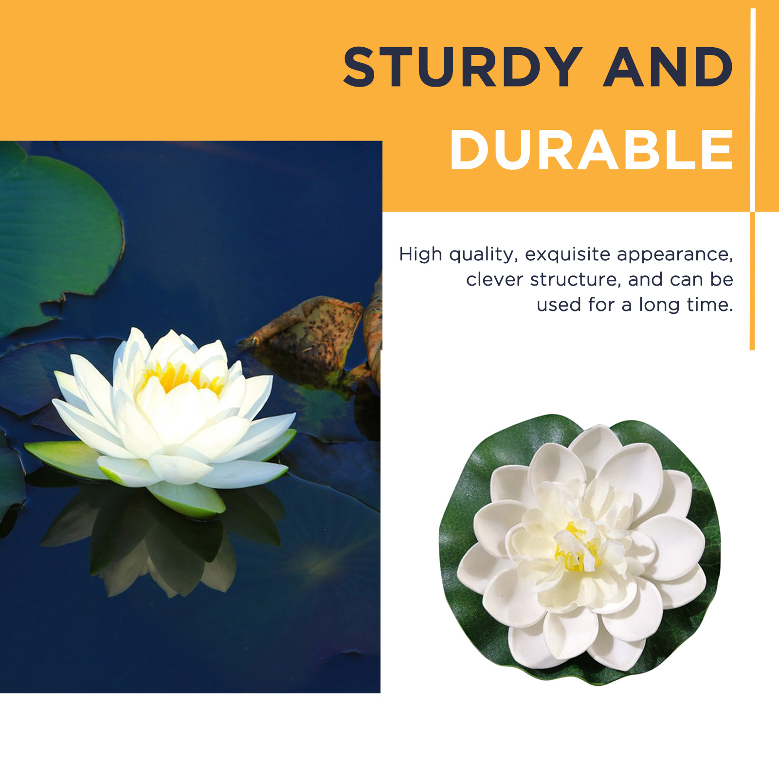 Set di 5 Fiori di Loto Artific - Aquarium Plant Display recensione e prezzo