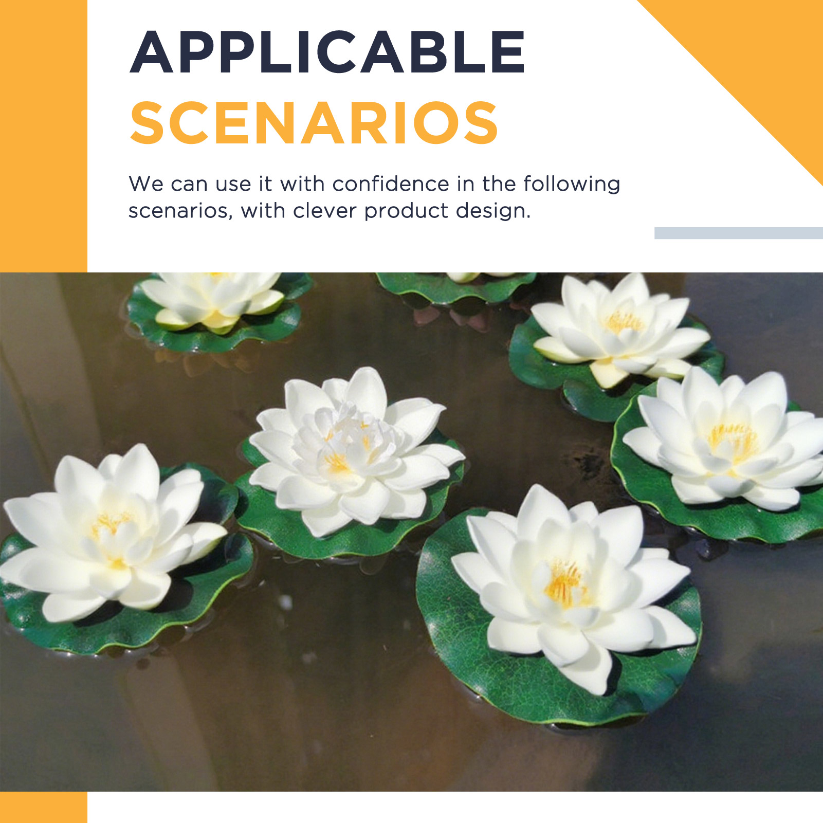 Set di 5 Fiori di Loto Artific - Aquarium Plant Display recensione e prezzo