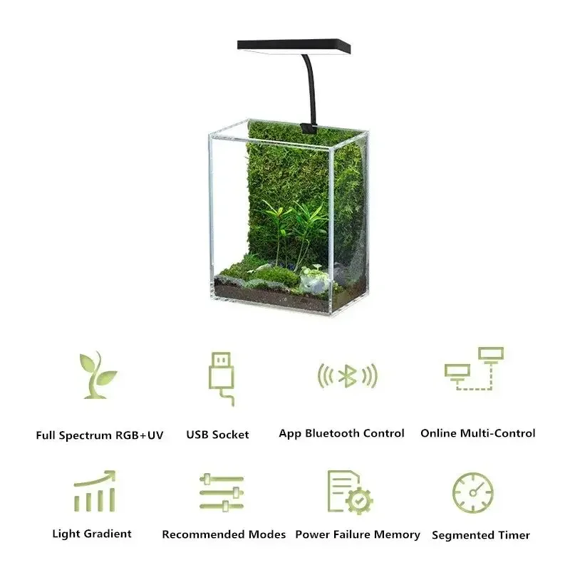 WEEK AQUA Mag Pro USB Nano Lam - Aquarium Plant Ornament recensione e prezzo