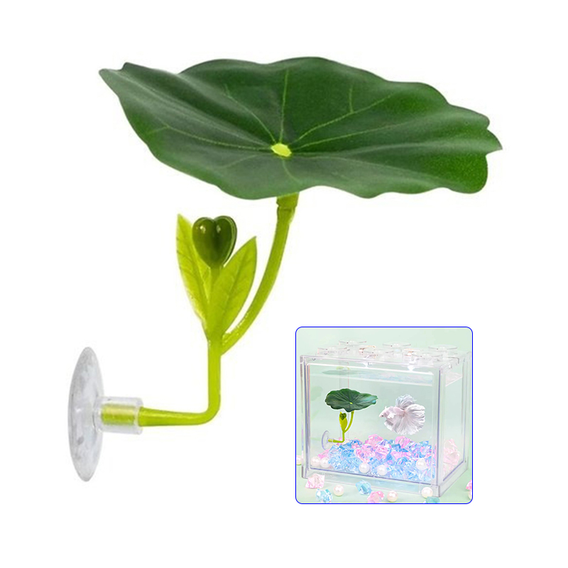 1Pc Amaca a foglia verde per p - Planted Aquarium For Betta recensione e prezzo