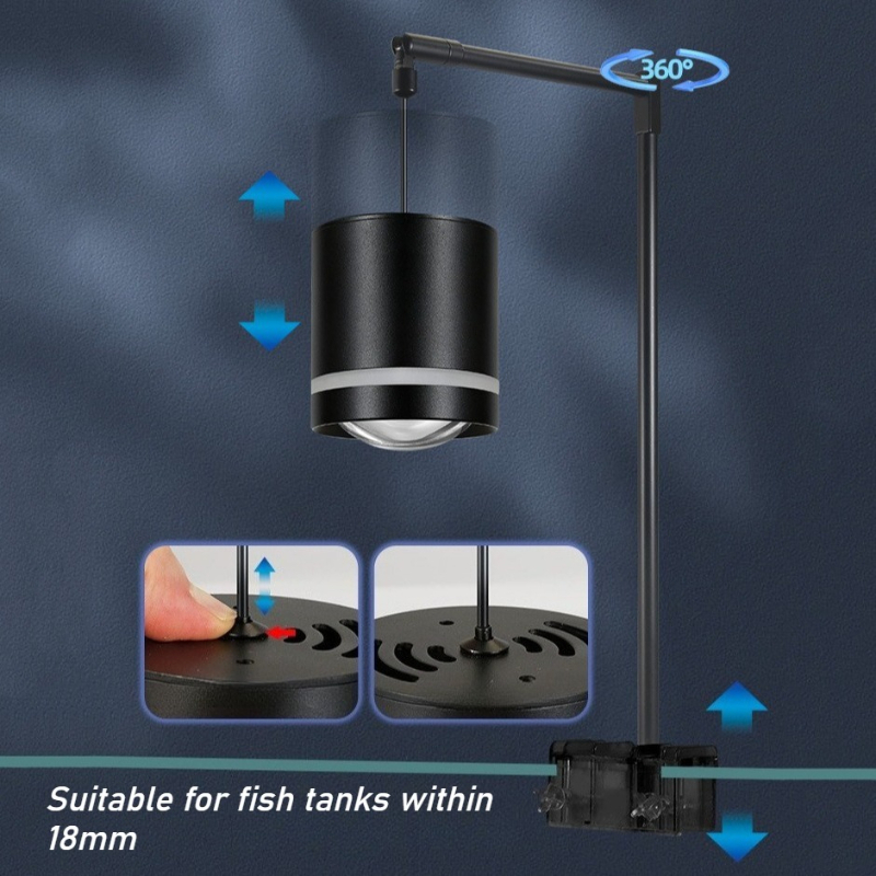 Luce per acquario con clip Lam - Aquarium Plant Ornament recensione e prezzo
