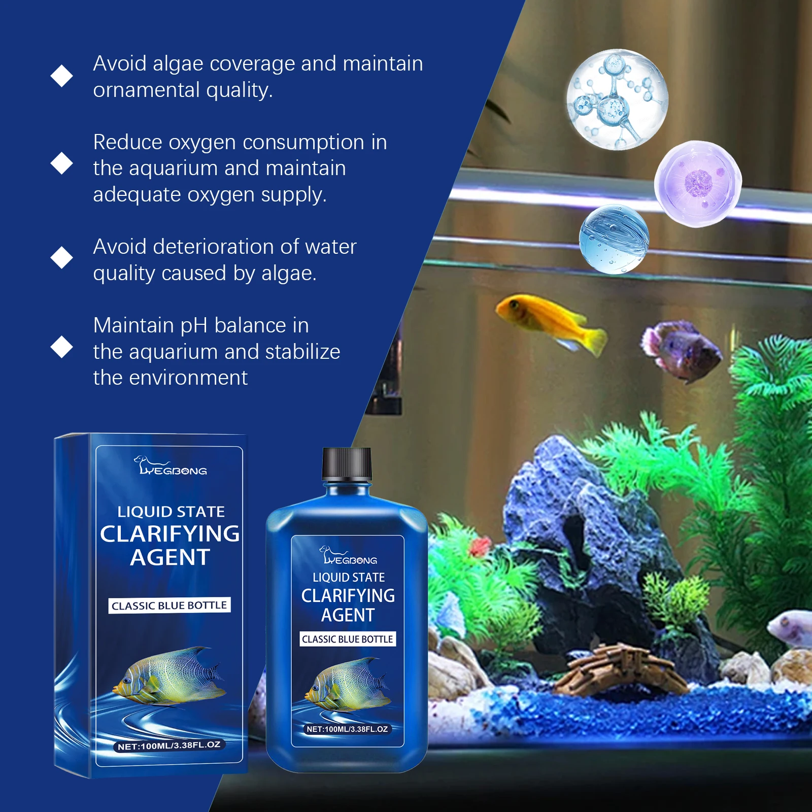 Chiarificatore d'acqua per acq - Aquarium Plant Liquid Fertilizer recensione e prezzo